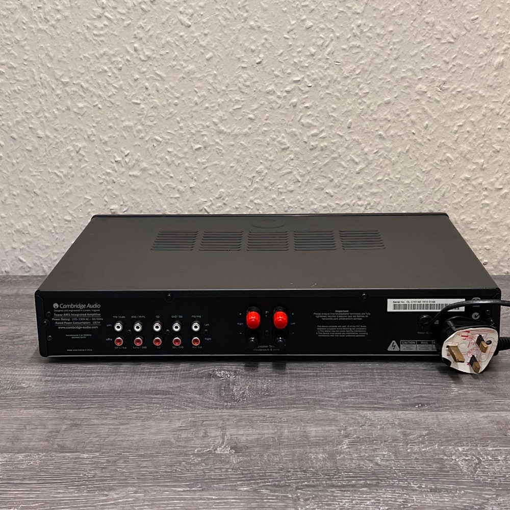 Cambridge Audio Topaz AM5: Amplificatore Integrato Da 25W, Ingresso Frontale Aux E 4 Ingressi RCA - 2